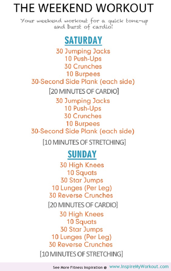 The Weekend Workout