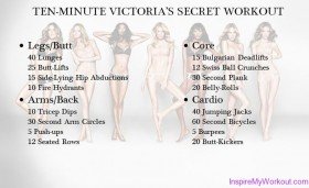 10 Minute Victoria’s Secret Workout