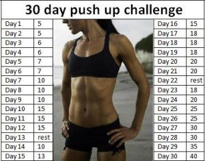 30 day push up challenge