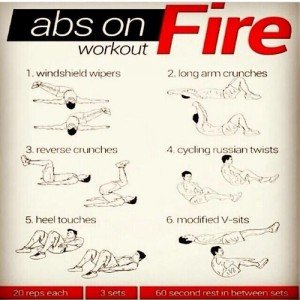 abs on fire workout