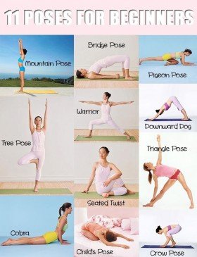 11 Poses for Beginner Yoga