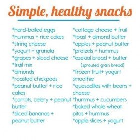 Simple, healthy snacks