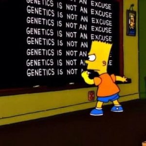 genetic not an excuse