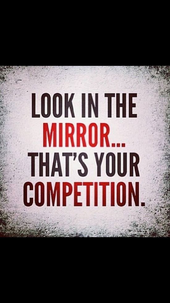 Look in the mirror