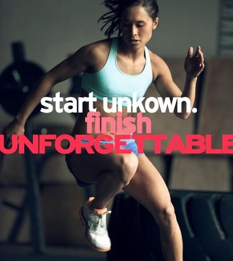 Start unkown finish unforgettable