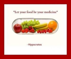 let your food become your medicine